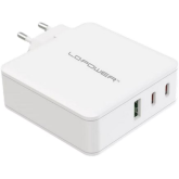 Incarcator retea LC Power LC-GAN-100, 3 A, 100 W, White