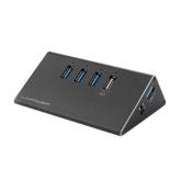 Hub USB LC Power LC-HUB-ALU-2B-4, 3x USB 3.2 gen 1, Black