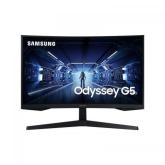 Monitor LED Curbat Samsung Odyssey G5 - G55T (2022) LC27G55TQBUXEN, 27inch, 2560x1440, 1ms, Black