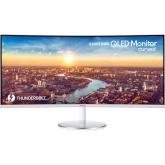 Monitor QLED Samsung CJ791 LC34J791WTPXEN, 34inch, 3440x1440, 4ms GTG, Black