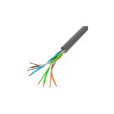 Cablu retea Lanberg LCU5-11CU-0100-S, U/UTP, Cat. 5e, 100 m, Gray