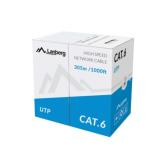 Cablu de retea Lanberg LCU6-11CU-0100-S, Cat. 6, U/UTP, 100 m, Gray