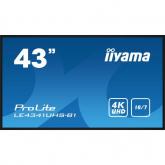 Business TV Iiyama Seria ProLite LE4341UHS-B1, 43inch, 3840x2160pixeli, Black