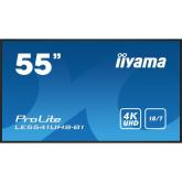 Business Display Iiyama Seria ProLite LE5541UHS-B1, 55inch, 3840x2160pixeli, Black