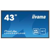Business TV Iiyama Seria ProLite LH4342UHS-B3, 43inch, 3840x2160pixeli, Black