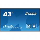 Business Display Iiyama Seria ProLite LH4360UHS-B1AG, 43inch, 3840x2160pixeli, Black