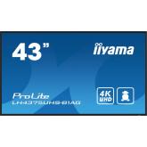 Business Display Iiyama Seria ProLite LH3475UHS-B1AG, 43inch, 3840x2160pixeli, Black