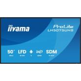 Display Interactiv Iiyama LH5075UHS-B2AG, 50 inch, 1920 x 1080 pixeli, Black