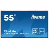 Business TV Iiyama Seria ProLite LH5552UHS-B1, 55inch, 3840x2160pixeli, Black
