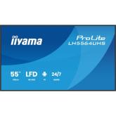 Business Display Iiyama Seria LH64 LH5564UHS-B1AG, 55 inch, 3840x2160 pixeli, Black
