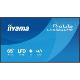 Business Display Iiyama Seria LH64 LH6564UHS-B1AG, 65 inch, 3840x2160 pixeli, Black