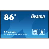 Business Display Iiyama Seria ProLite LH8654UHS-B1AG, 86inch, 3840x2160pixeli, Black
