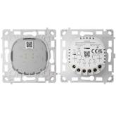 Releu intrerupator Ajax LightCore 2-gang/2-way Vertical, White