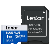 Memory Card microSDXC Lexar Blue Plus 1TB, UHS-I U3, V30, A2 + Adaptor SD