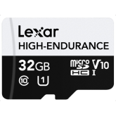 Memory Card microSDHC Lexar High Endurance 32GB, Class 10, UHS-I U1, A1