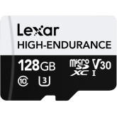 Memory Card microSDXC Lexar High Endurance 128GB, Class 10, UHS-I U3, A1