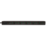 Prelungitor Logilink LPS231B, 6 x CEE 7/3, 1.5 m, Black