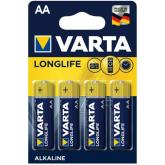 Baterii Varta LR6 AA, 1.5V, 4buc