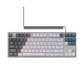Tastatura LORGAR Azar 514TKL, RGB LED, USB, White-Grey