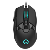 Mouse Optic LORGAR Stricter 579, RGB LED, USB-A, Black