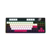 Tastatura LORGAR KBP70TKLW, RGB LED, USB/USB Wireless/Bluetooth, Black-Red
