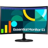 Monitor LED Curbat Samsung Essential S3 LS24D360GAUXEN, 24 inch, 1920 x 1080 pixeli, 4 ms, Black