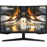 Monitor LED Curbat Samsung Odyssey G5 LS27AG550EPXEN, 27inch, 2560x1440, 1ms, Black