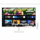 Televizor LED Samsung Smart LS27CM501EUXDU Seria LS27CM501, 27inch, Full HD, White