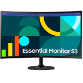 Monitor LED Curbat Samsung Essential S3 LS27D364GAUXEN, 27 inch, 1920 x 1080 pixeli, 4 ms, Black