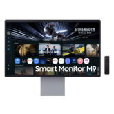 Monitor LED Samsung Vision AI Smart Monitor M9 M90SF, 32 inch, 3840 x 2160 pixeli, 0.03 ms GTG, Silver