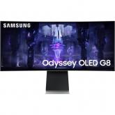 Monitor OLED Curbat Samsung Odyssey G8 LS34BG850SU, 34inch, 3440x1440, 0.1ms GTG, Silver