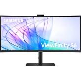 Monitor LED Curbat Samsung LS34C652VAUXEN, 34inch, 3440x1440, 5ms GTG, Black