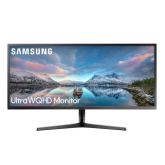 Monitor LED Samsung S34J552WQR, 34.1inch, 3440x1440, 4ms GTG, Dark Blue Gray