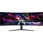 Monitor QLED Curbat Samsung Odyssey Neo G9 LS57CG954NUXEN, 57inch, 7680x2160, 1ms GTG, White-Black