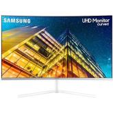 Monitor LED Curbat Samsung U32R591CWP, 31.5inch, 3840x2160, 4ms GTG, White