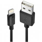 Cablu de date Lindy 31320, USB - Lightning, 1m, Black