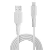 Cablu de date Lindy 31325, USB - Lightning, 0.5m, White