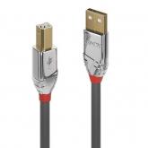 Cablu Lindy LY-36642, USB 2.0 - USB-B, 2m, Gray