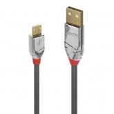 Cablu Lindy LY-36653, USB - microUSB-B, 3m, Gray