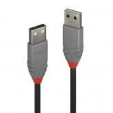 Cablu Lindy LY-36690, USB 2.0 - USB 2.0, 0.2m, Gray