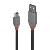Cablu Lindy LY-36722, USB 2.0 - miniUSB-B, 1m, Black