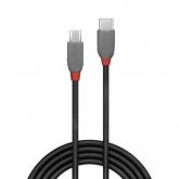 Cablu Lindy LY-36893, USB-C - micro USB-B, 3m, Black