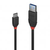 Cablu de date Lindy LY-36915, USB - USB-C, 0.5m, Black
