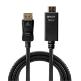 Cablu Lindy 36921, DisplayPort male - HDMI male, 1m, Black