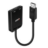 Adaptor Lindy 38433, DisplayPort - 2x HDMI, Black