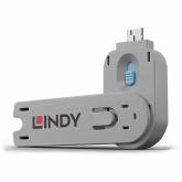 Blocker Lindy 40622, USB-A, Grey-Blue, 4 bucati