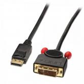 Cablu Lindy LY-41491, DisplayPort - DVI, 2m, Black