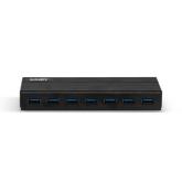 Hub USB Lindy LY-43228, 7x USB 3.2 gen 1, Black