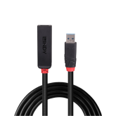 Adaptor Lindy Active Extension1043403, USB 3.0  female - USB 3.0 male, 10 m, Black