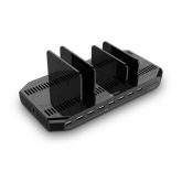 Statie incarcare Lindy 73435, 10x USB-A, 120W, Black